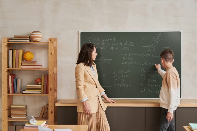 Boy in Math Class